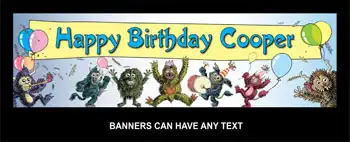 Party Banner - Monster Theme