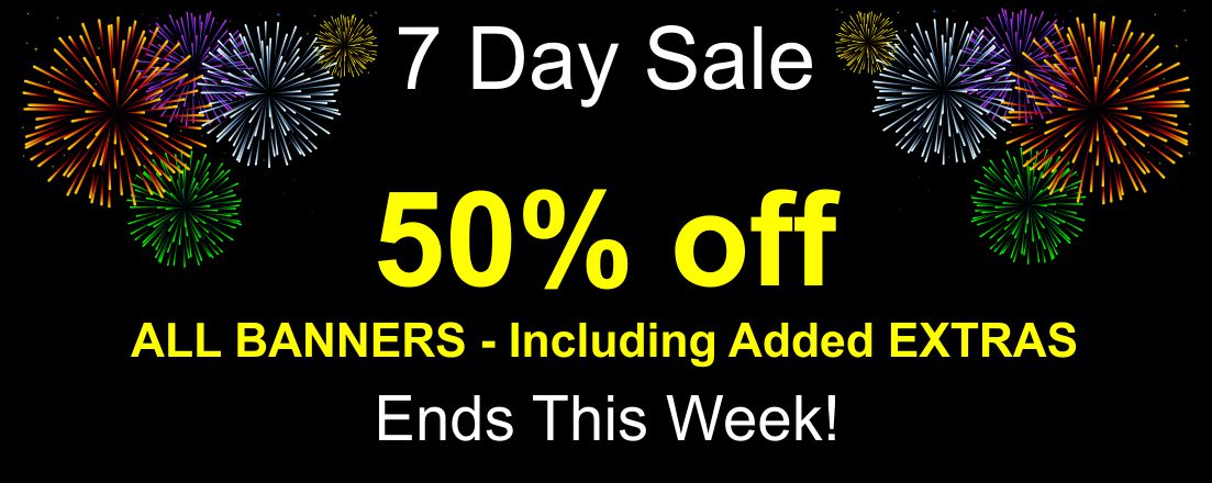 50% off 7 sale on now!