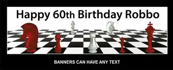 Party Theme Banner Chess