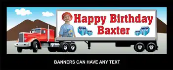 Party Banner Truck Theme