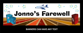 Party Banner Farewell or Welcome