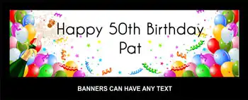 Party Banner -  Balloons Theme